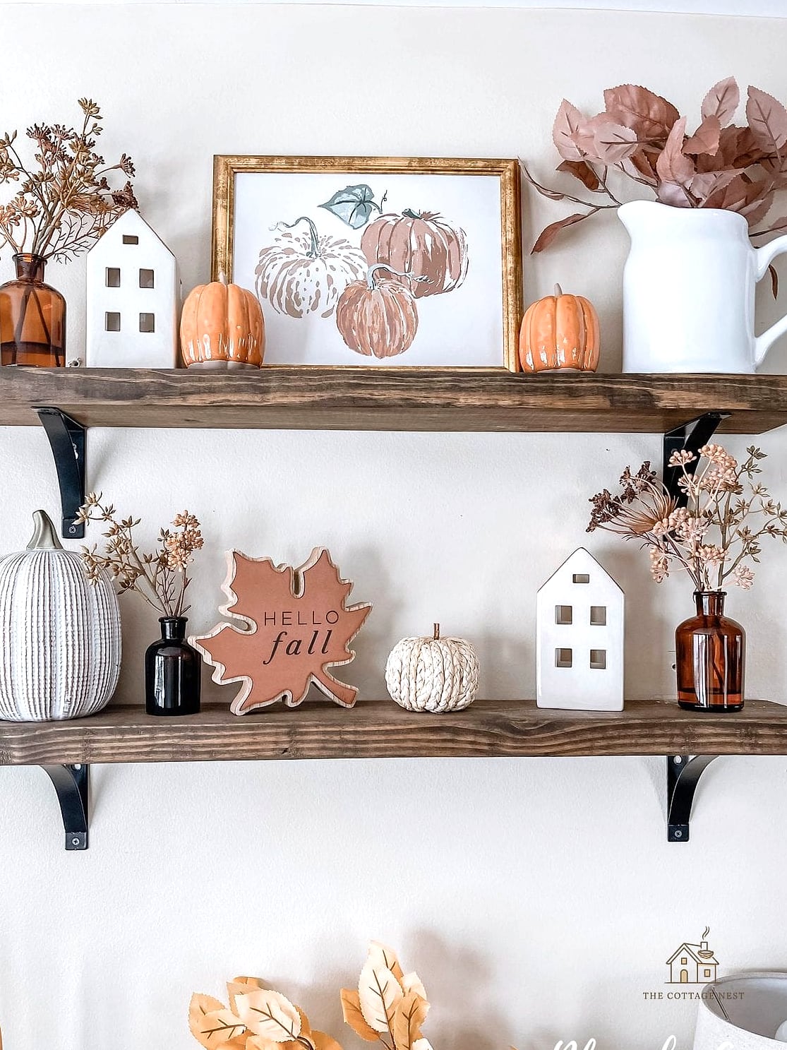 Add a Runner or Table Scarf Under Decor