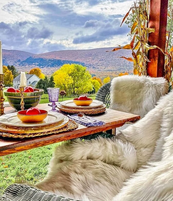 35 Creative Fall Living Room Decor That Will Inspire You 30 Add a Sheepskin Throw to Your Favorite Chair