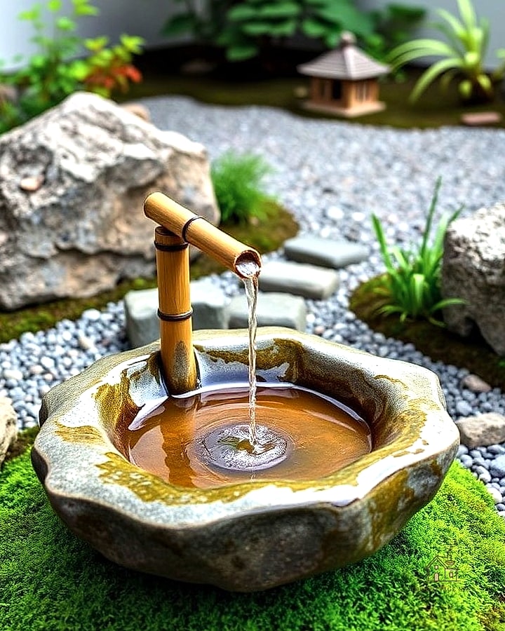 Add a Stone Basin for Water