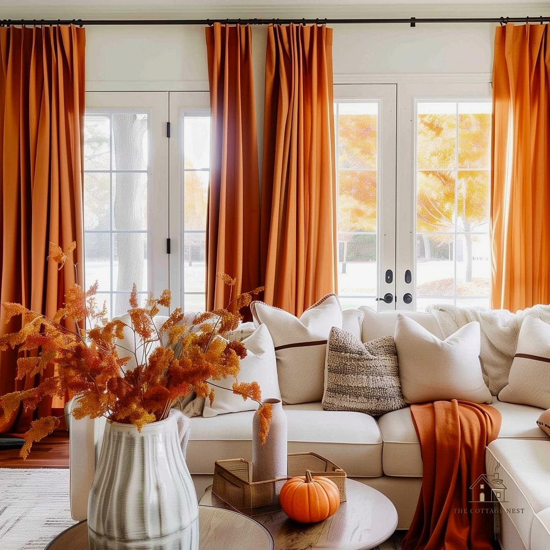 Add Textured Curtains