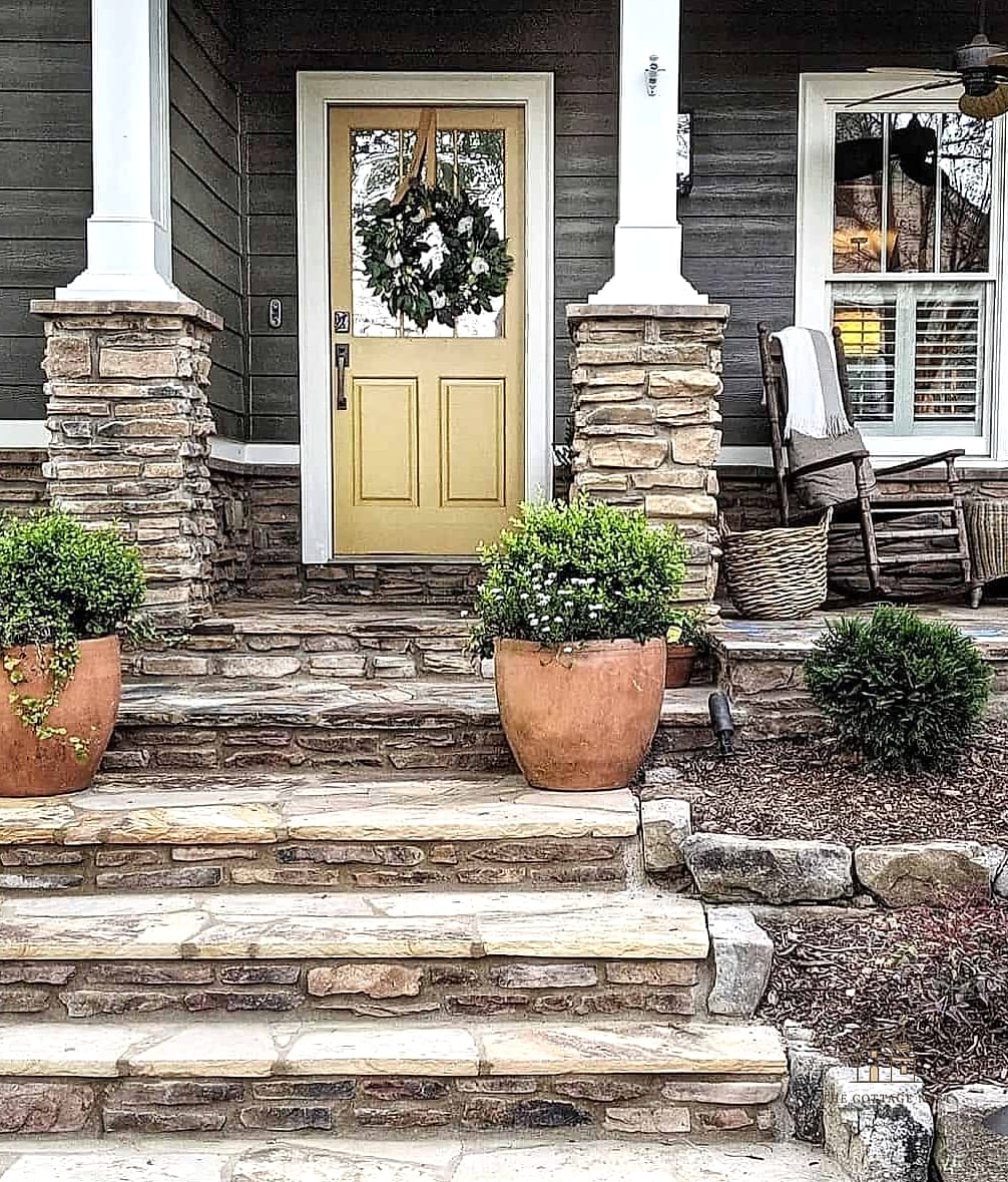 Add a Vintage Step Stool as Decor