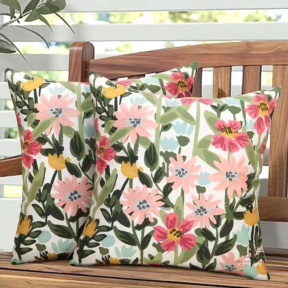 Add Weatherproof Throw Pillows