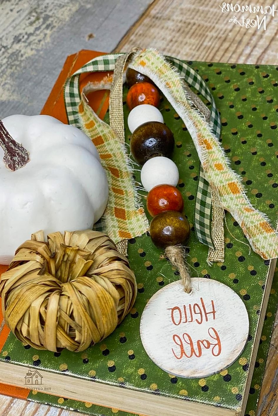 35 Creative Fall Living Room Decor That Will Inspire You 16 Add Wood Bead Garland to Shelves or Mantels