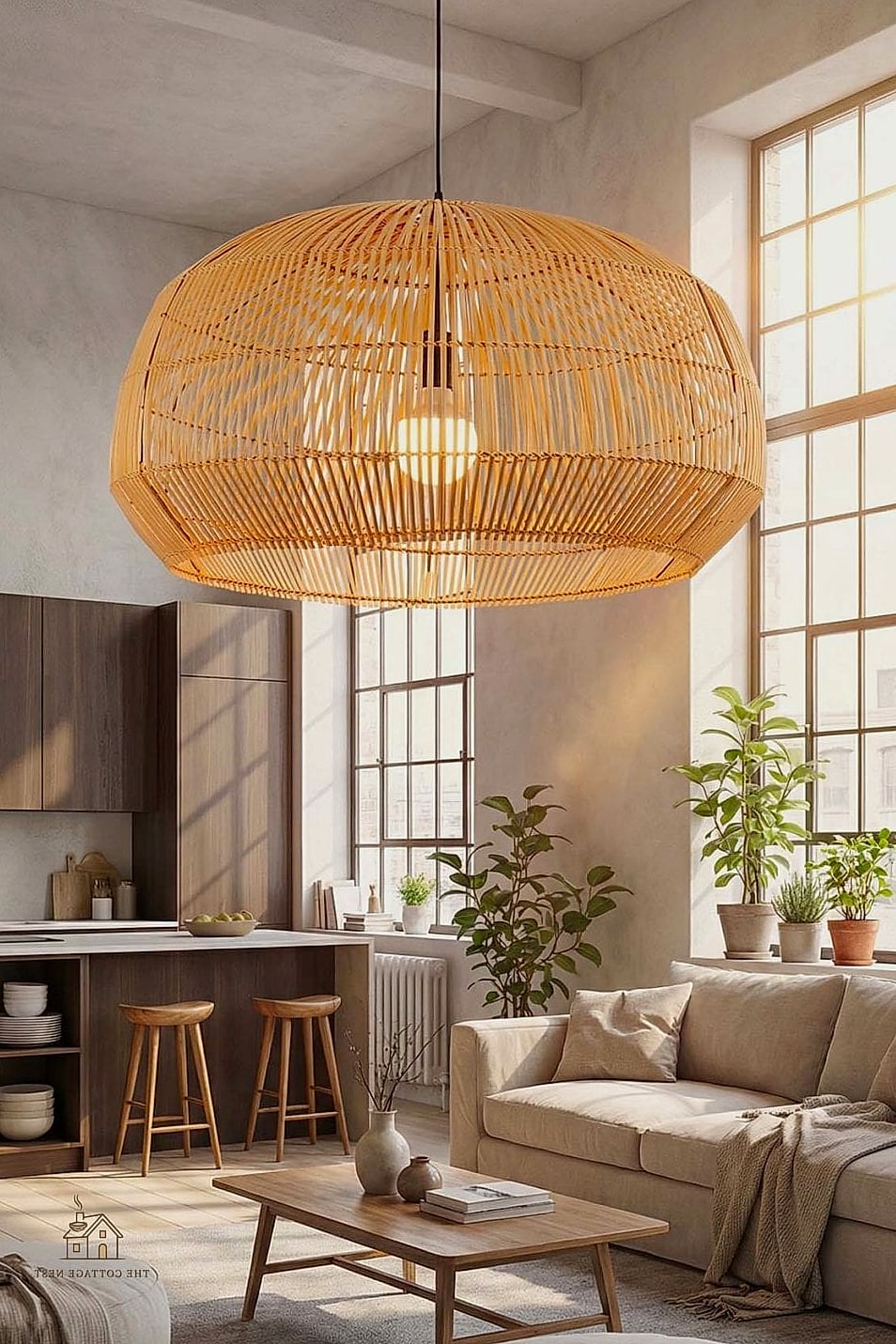 Add a Woven Pendant Light