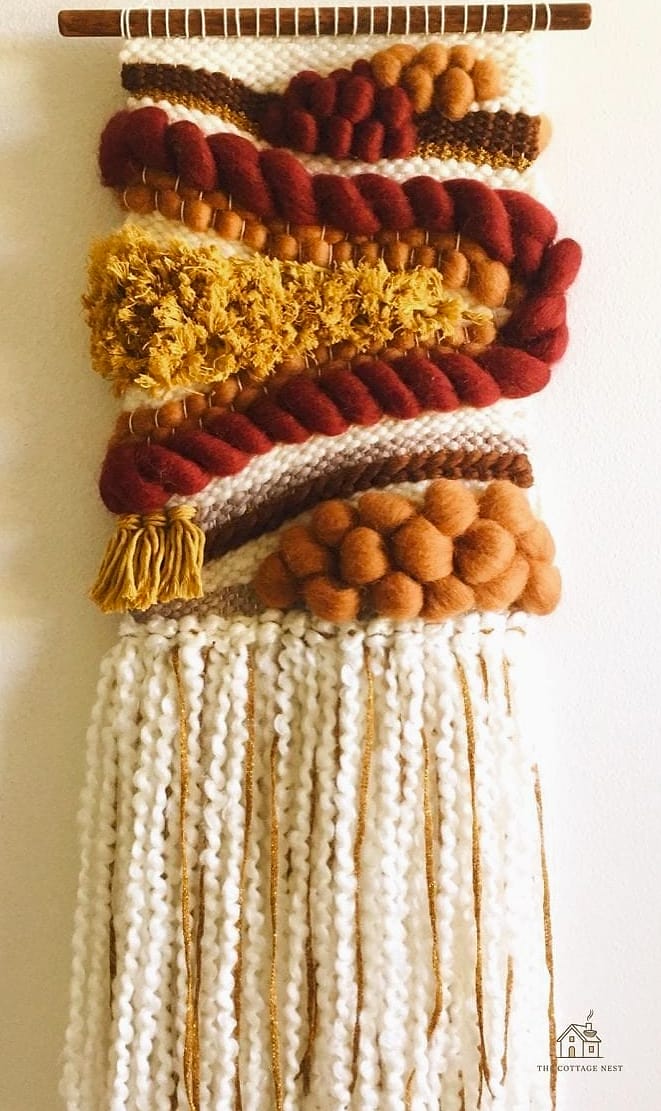 35 Creative Fall Living Room Decor That Will Inspire You 24 Add a Woven Wall Hanging
