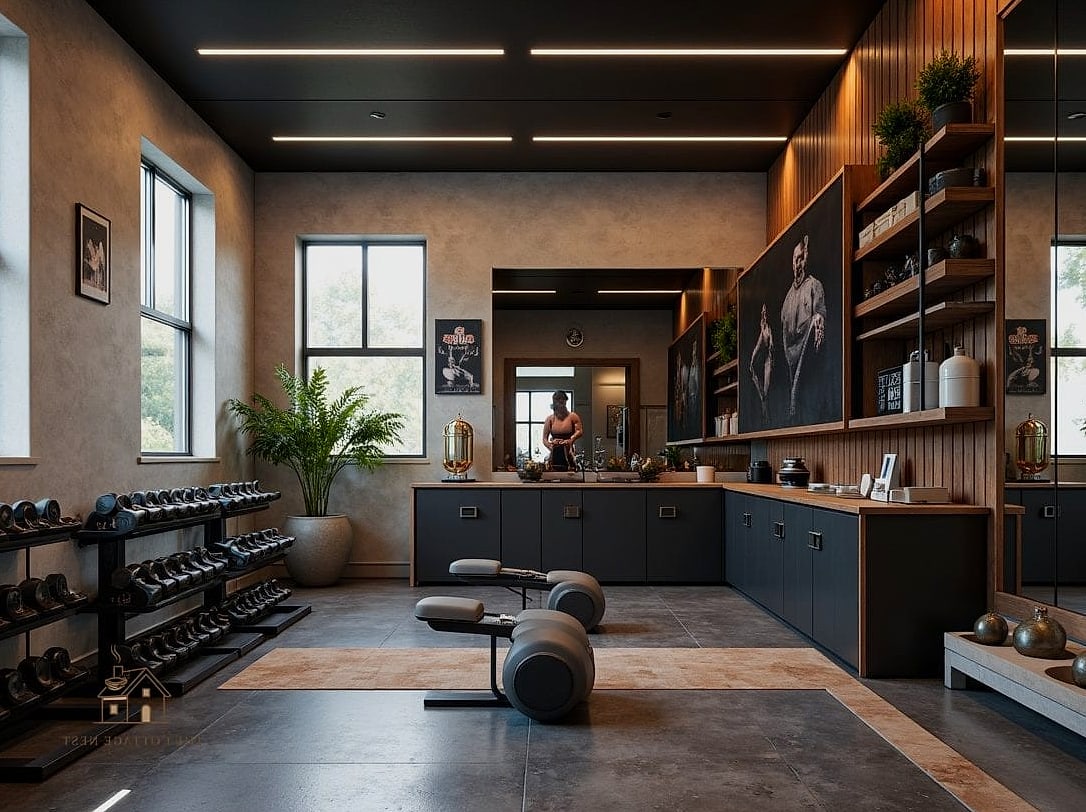 35 Stunning Home Gym Ideas Small Garage You'll Absolutely Love 32 Adjustable Shelving for Growing Equipment Collections