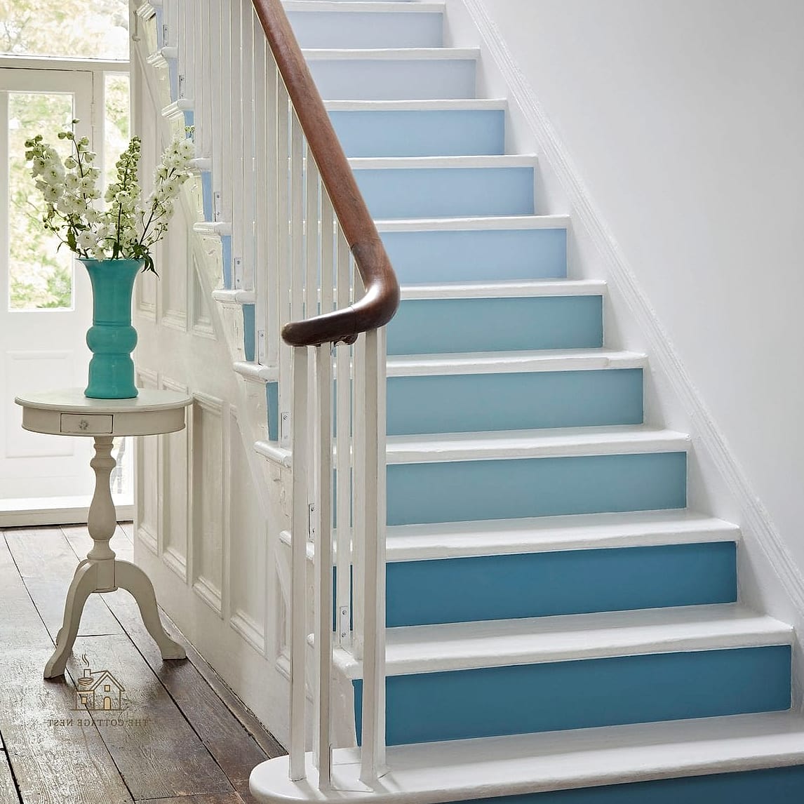 All-White Staircase