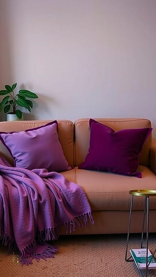 40 Amazing Purple Dorm Room Ideas on a Budget 17 Amethyst-Toned Bath Caddy for Shared Bathrooms