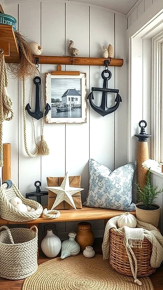 Anchor or Nautical Wall Hooks