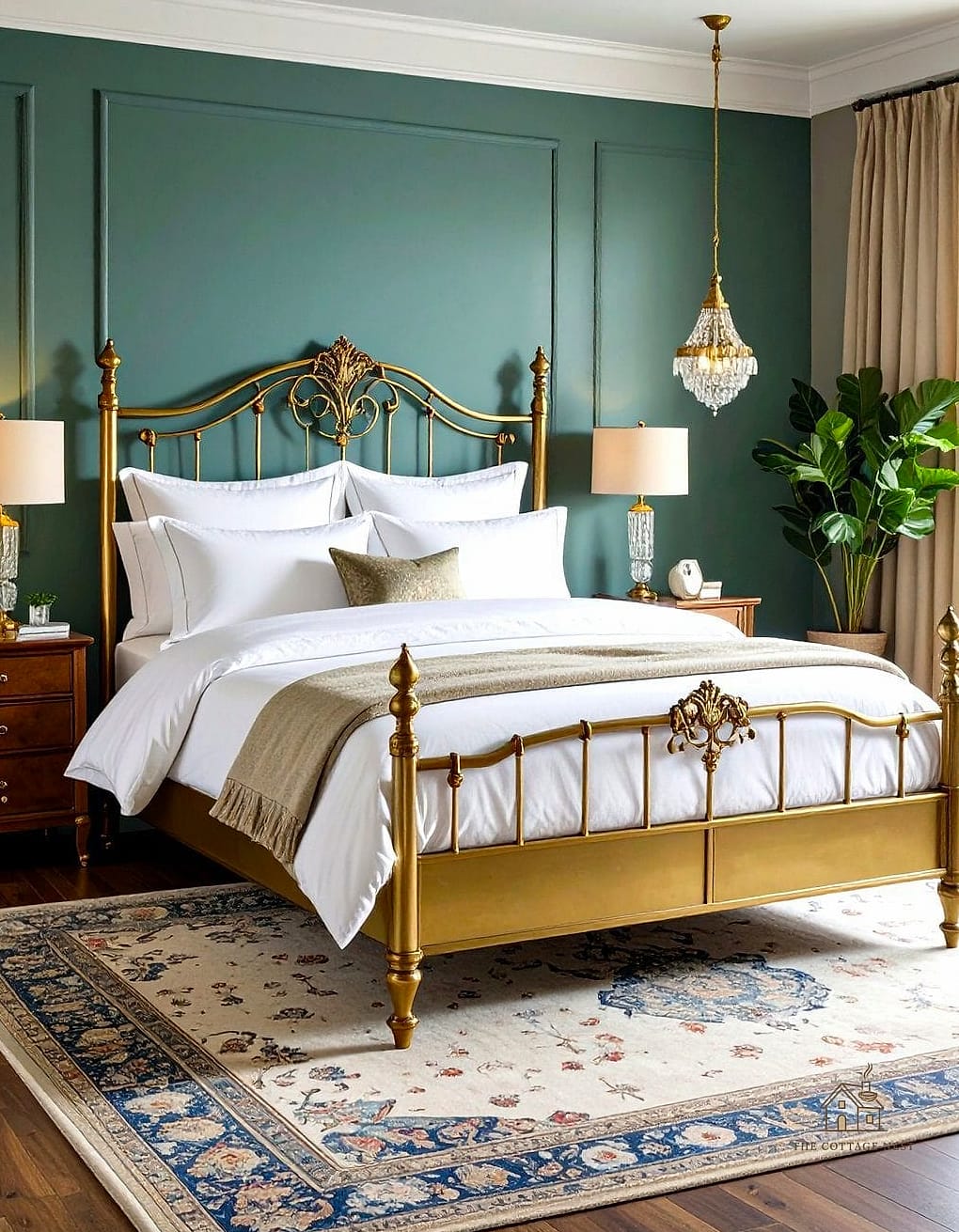 Antique Brass Bed Frame