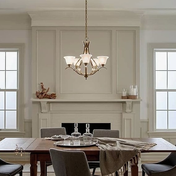 45 Brilliant Dining Room Table Centerpiece Ideas to Copy Right Now 17 Antique Brass Candlesticks