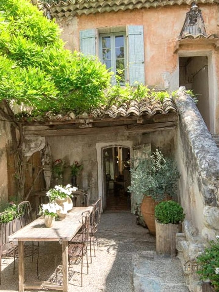 Antique Shutters as Wall Decor