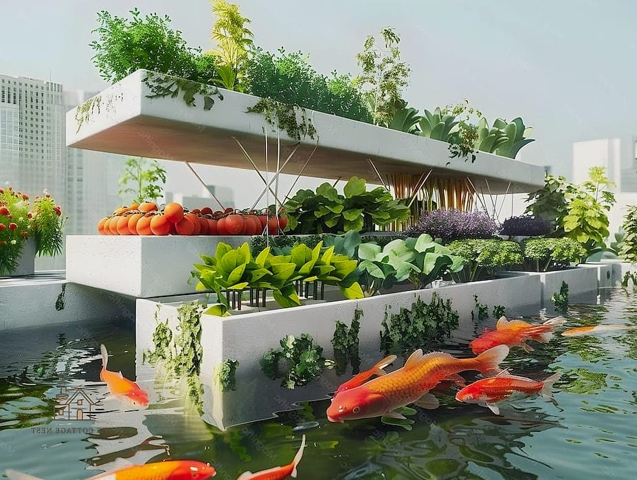 50 Clever Vegetable Garden Ideas for Every Style 36 Aquaponics Growing System