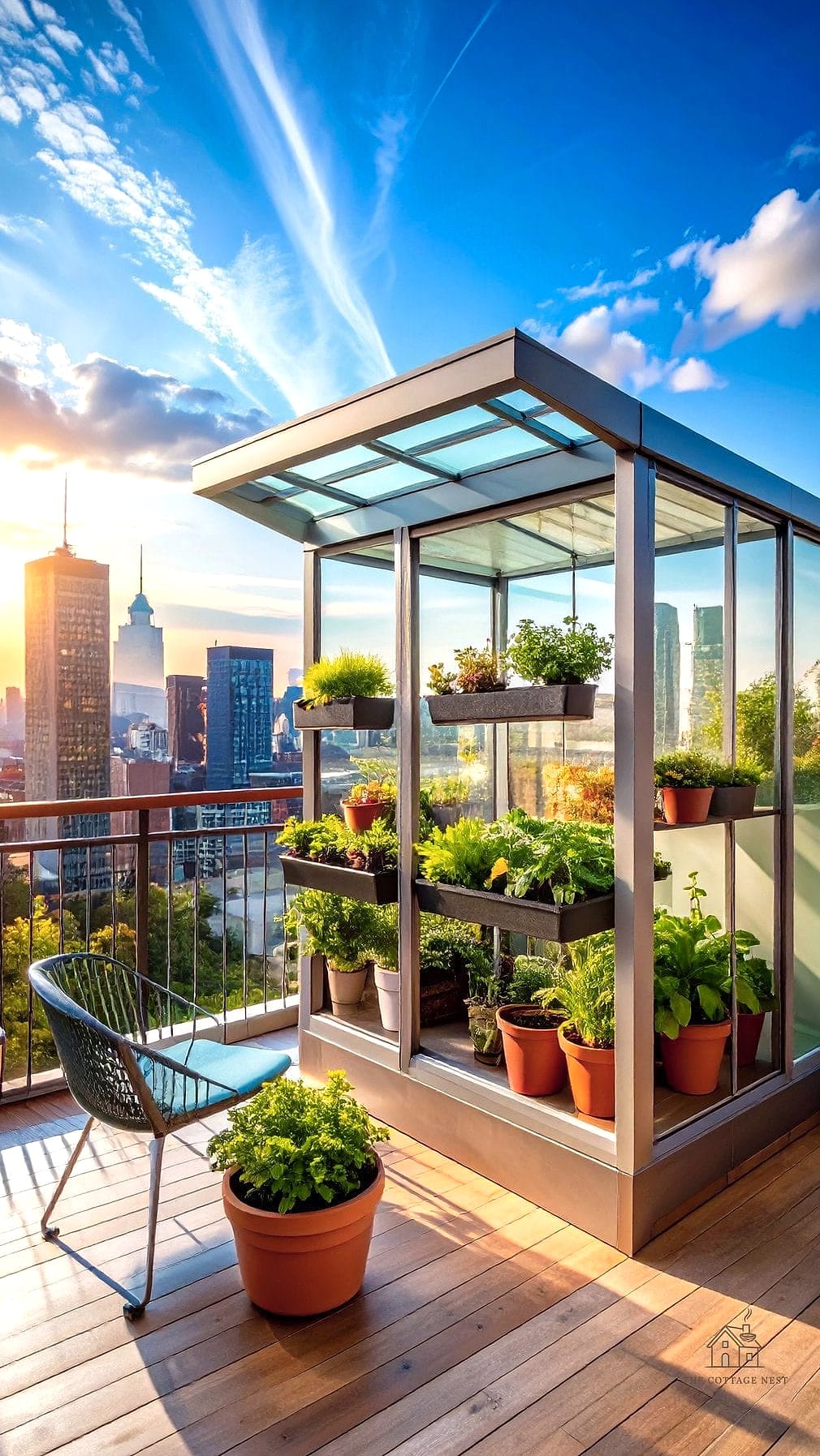 Balcony Greenhouse Corner