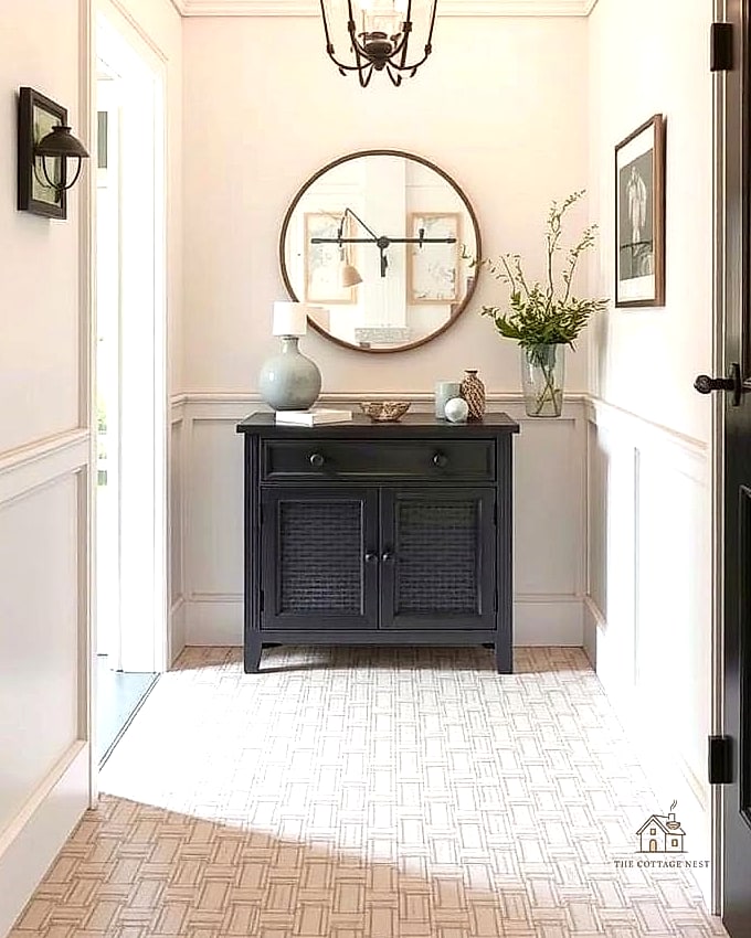 35 Brilliant Small Entryway Rug Ideas to Copy Right Now 32 Basketweave Textured Rug