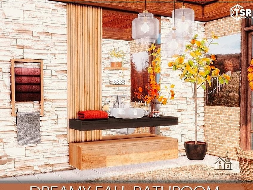 30 Dreamy Fall Tray Decorating Ideas to Try This Season 31 Bathroom Counter Spa Tray