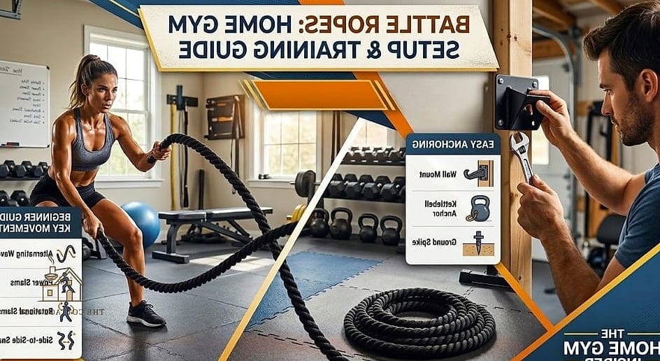 35 Stunning Home Gym Ideas Small Garage You'll Absolutely Love 10 Battle Rope Anchor Point
