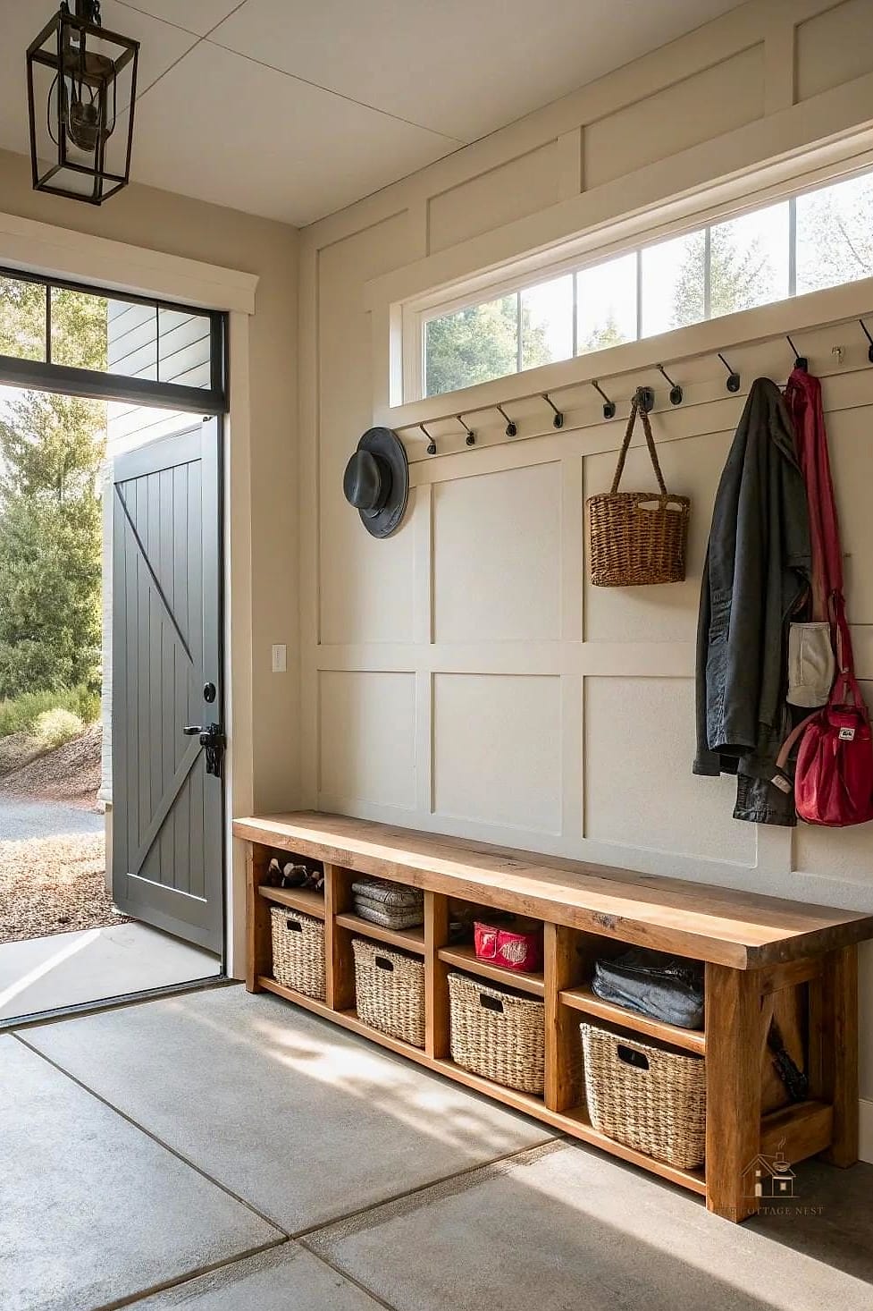 45 Stunning Garage Entryway Ideas You'll Absolutely Love 23 Bench With Hidden Storage Lid