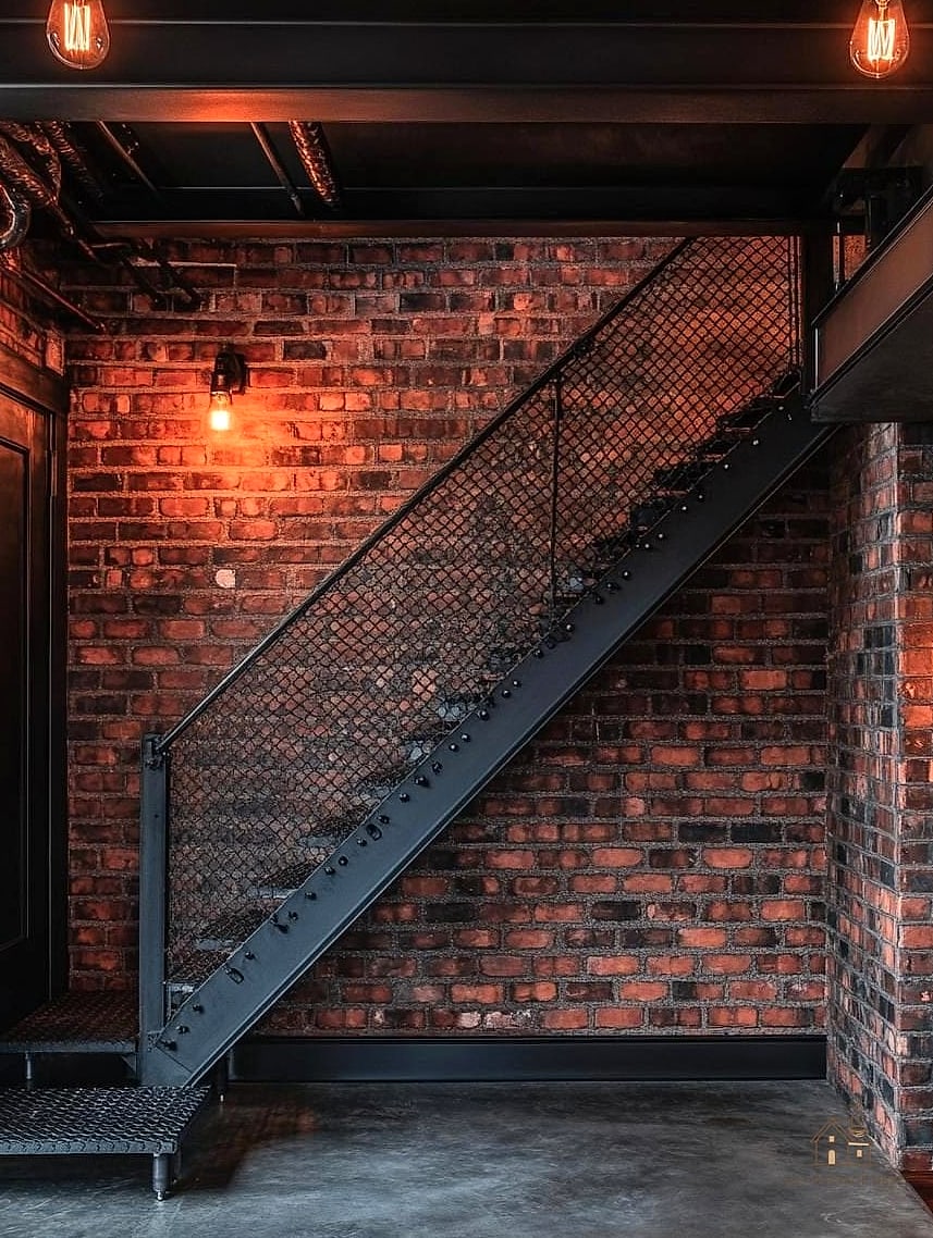 20 Cozy Basement Stairs Ideas Worth Pinning 12 Black Metal Stair Railing