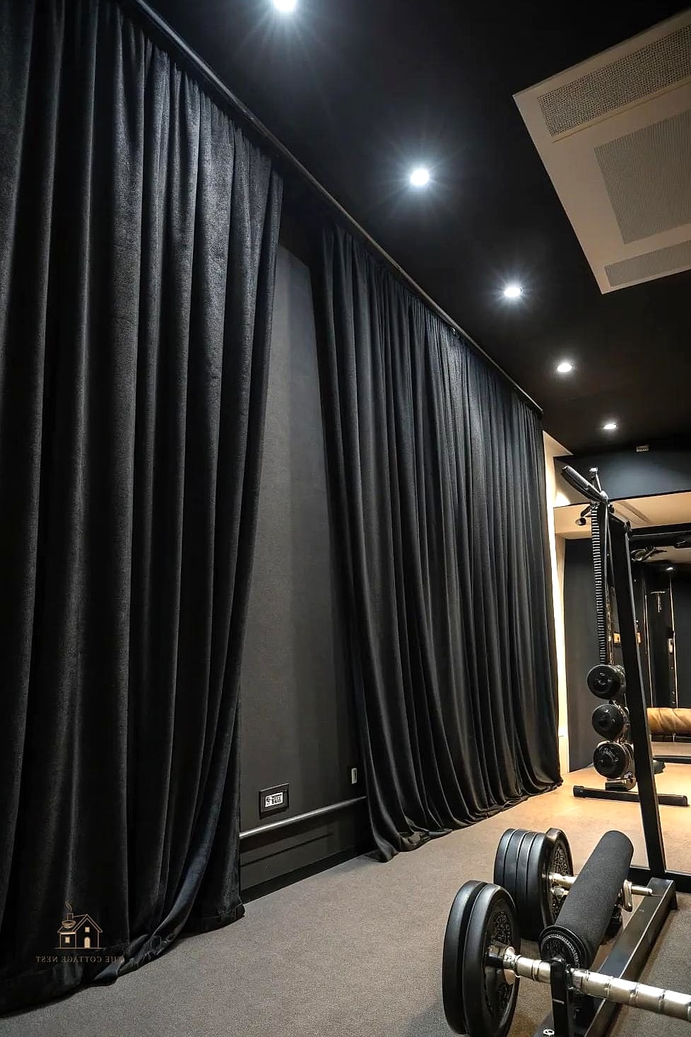 35 Stunning Home Gym Ideas Small Garage You'll Absolutely Love 33 Blackout Curtain for Garage Windows