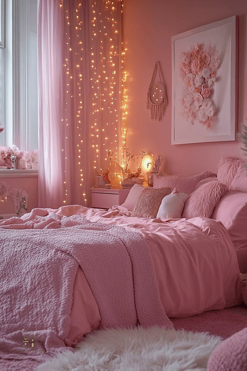 45 Brilliant Pink Dorm Room Ideas to Copy Right Now 44 Blush Pink Alarm Clock or Retro Radio