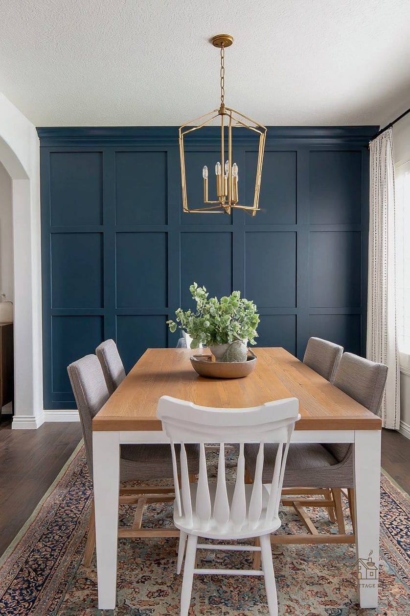 25 Stunning Dining Room Accent Wall Ideas You'll Absolutely Love 5 Board and Batten Detailing