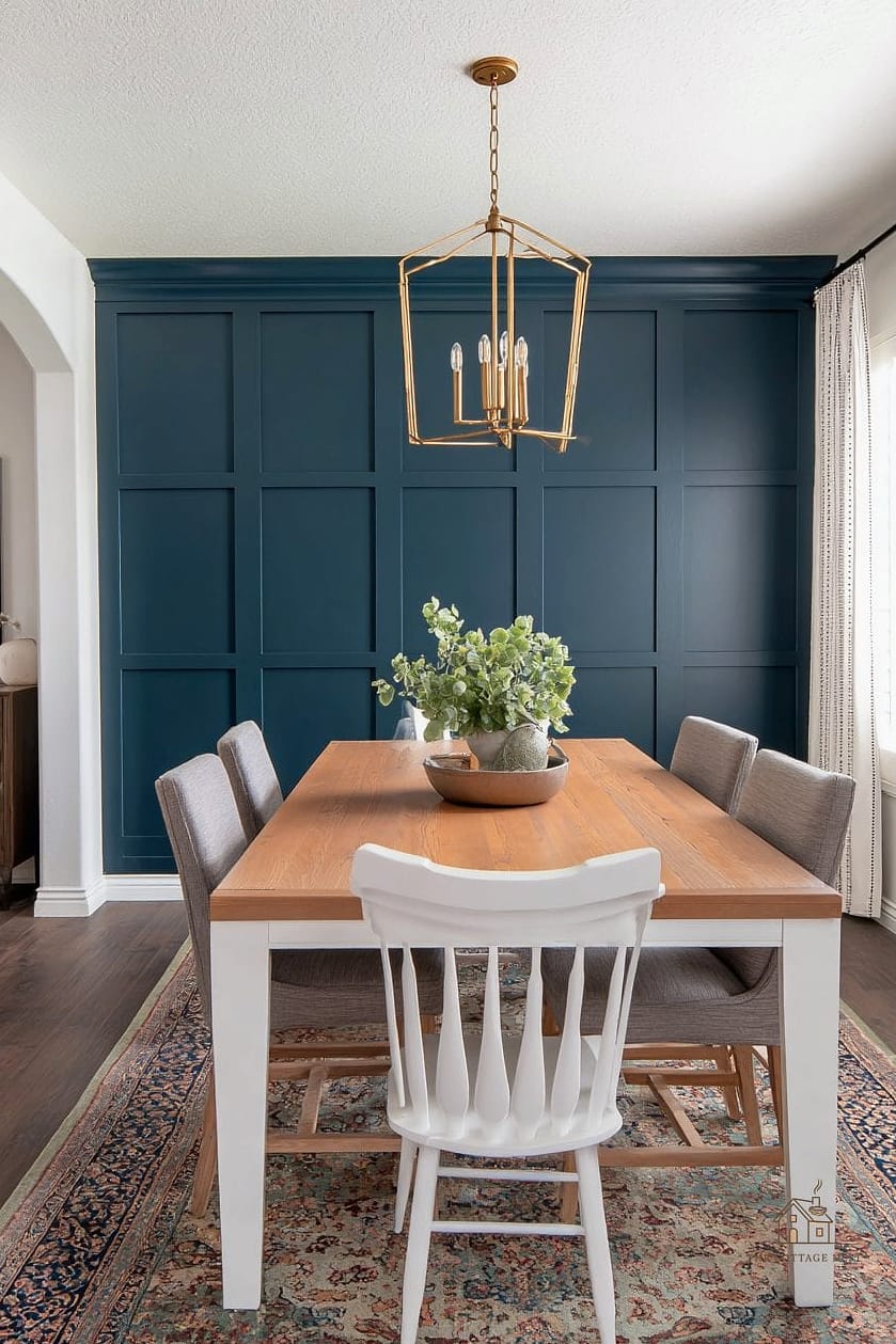 50 Amazing Dining Room Built In Ideas on a Budget 8 Board and Batten Wall with Shelf Ledge
