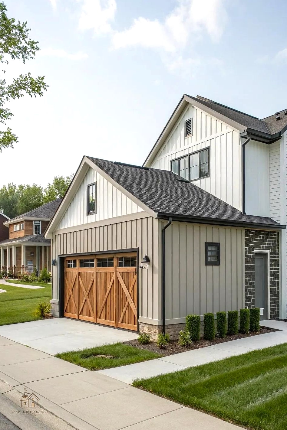 45 Stunning Garage Entryway Ideas You'll Absolutely Love 13 Board and Batten Wall Treatment