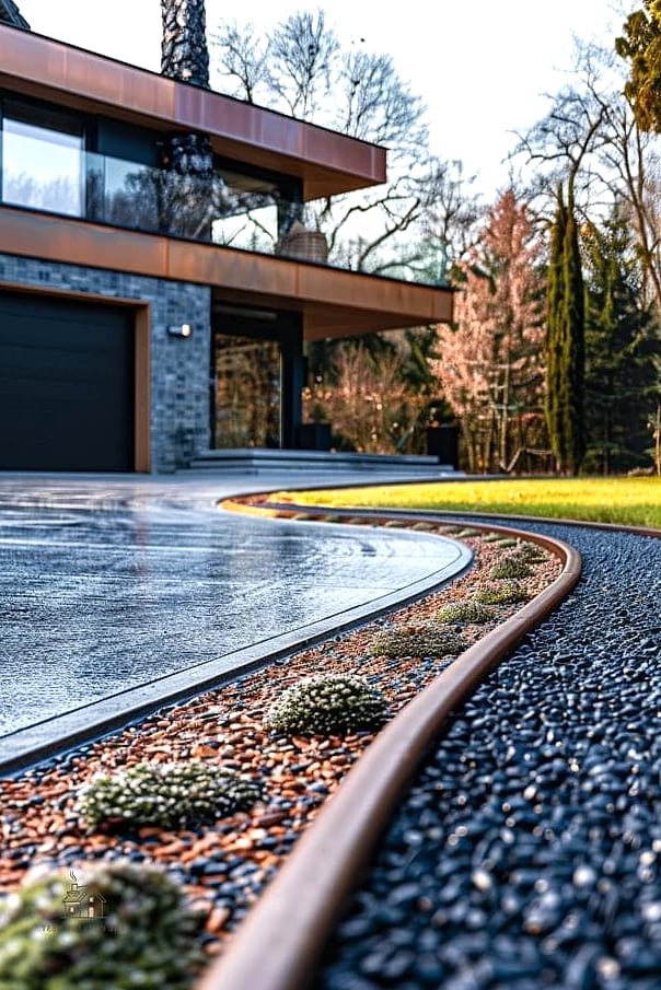 15 Creative Trendy Driveway Gate Ideas That Will Inspire You 4 Board-on-Board Privacy Gate
