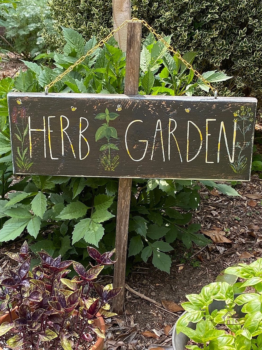 45 Brilliant Boho Garden Ideas to Copy Right Now 24 Boho Garden Signage and Wooden Accents