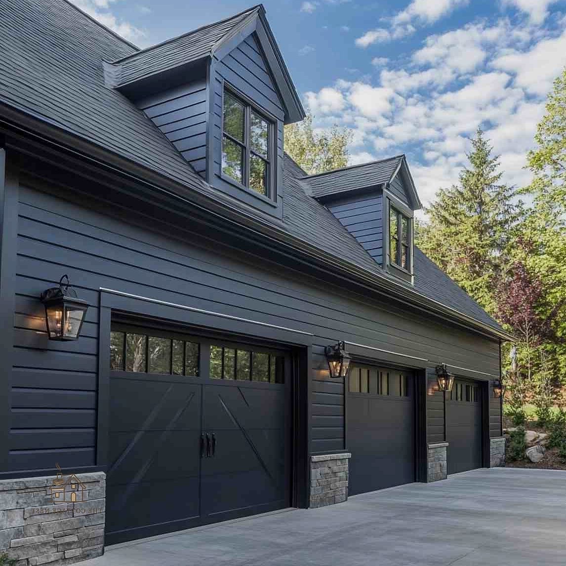 50 Amazing Garage Paint Colors Walls Ideas on a Budget 4 Bold Charcoal Accent Wall