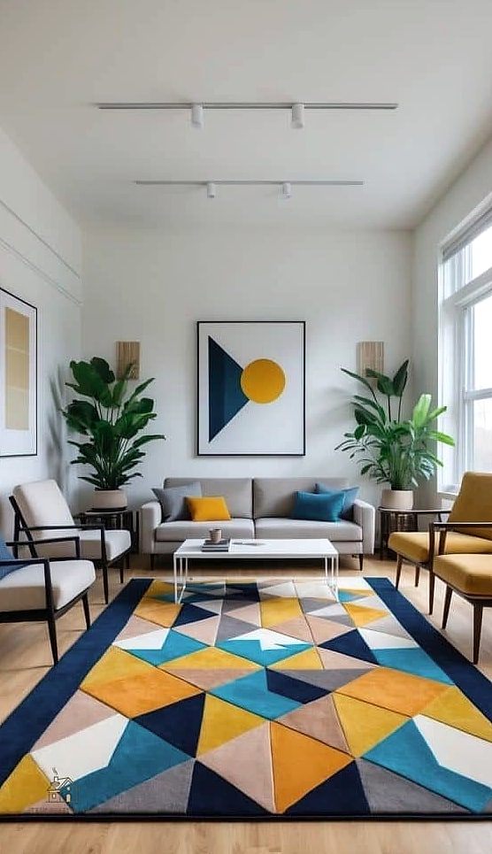 Bold Geometric Area Rug