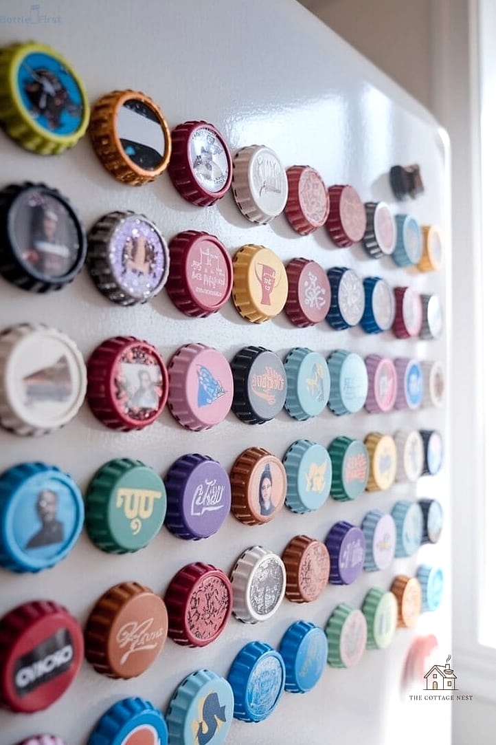 Bottle Cap Border Edging