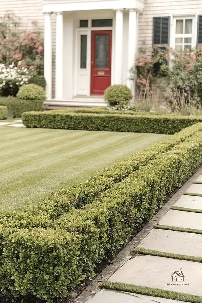 Boxwood Hedges for Structure