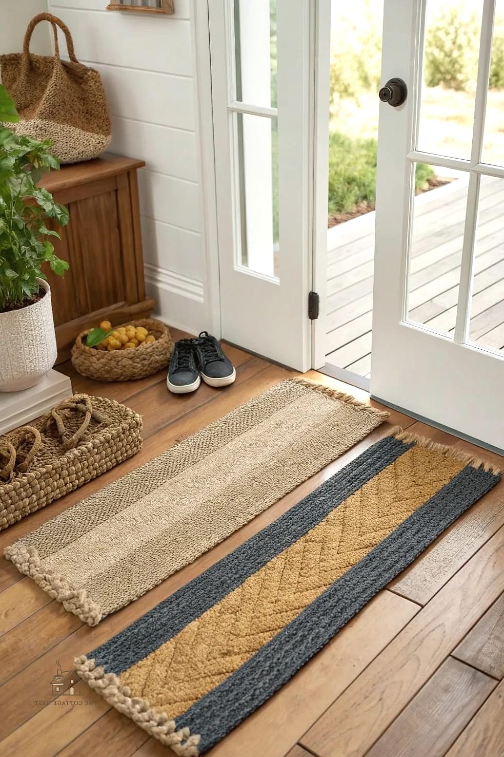 20 Cozy Entryway Runner Rug Ideas Worth Pinning 14 Braided Runners for a Cottage Feel