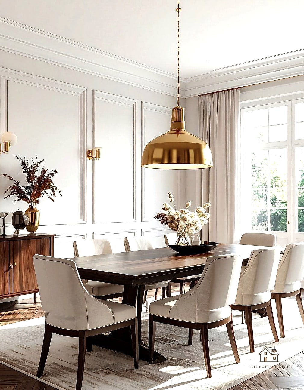 50 Cozy Dining Room Lighting Over Table Worth Pinning 6 Brass Multi-Light Linear Fixture