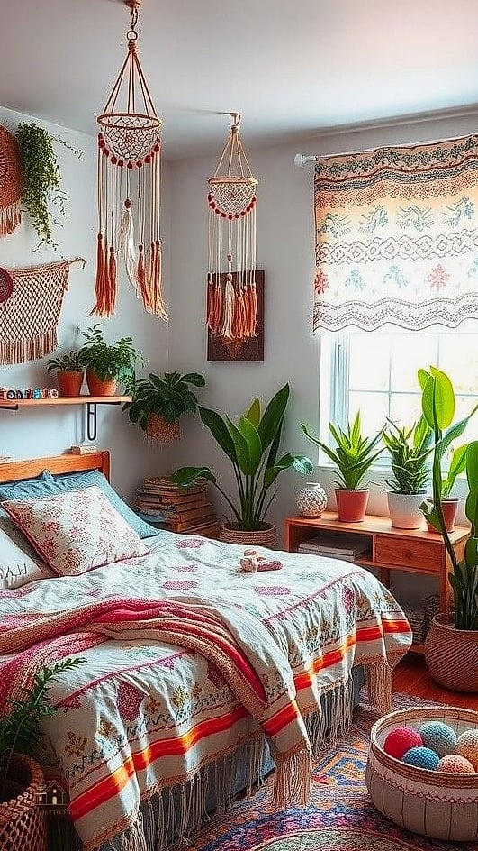 45 Dreamy Boho Bedroom Ideas That Feel Like a Retreat 13 Bring in Plenty of Houseplants