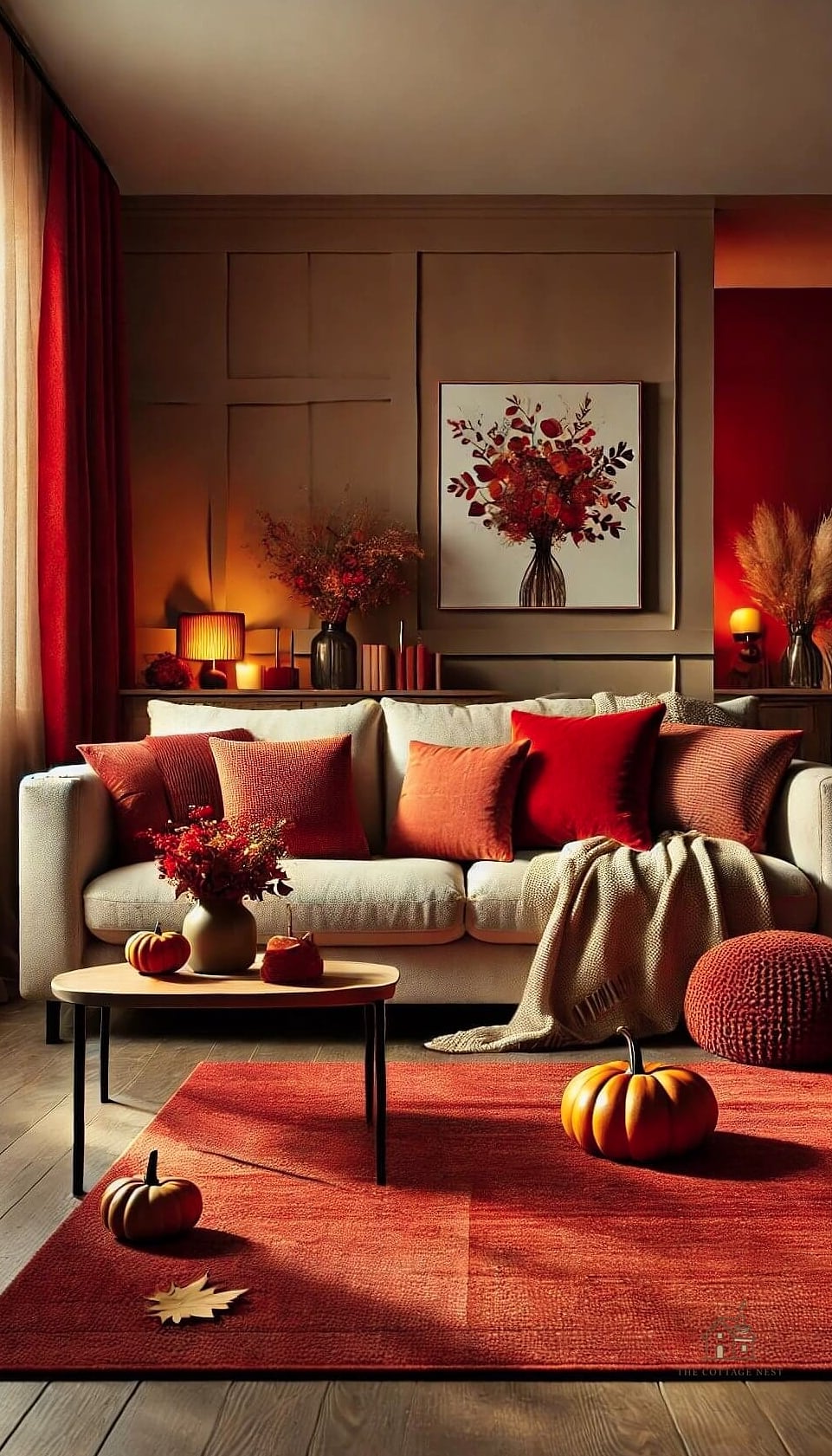35 Creative Fall Living Room Decor That Will Inspire You 28 Bring In Textured Throw Pillows with Tassels