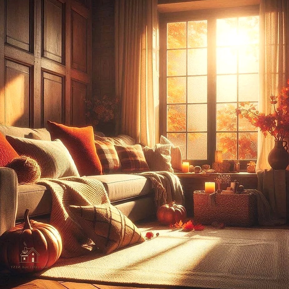 35 Creative Fall Living Room Decor That Will Inspire You 34 Bring In Warm-Toned Artwork