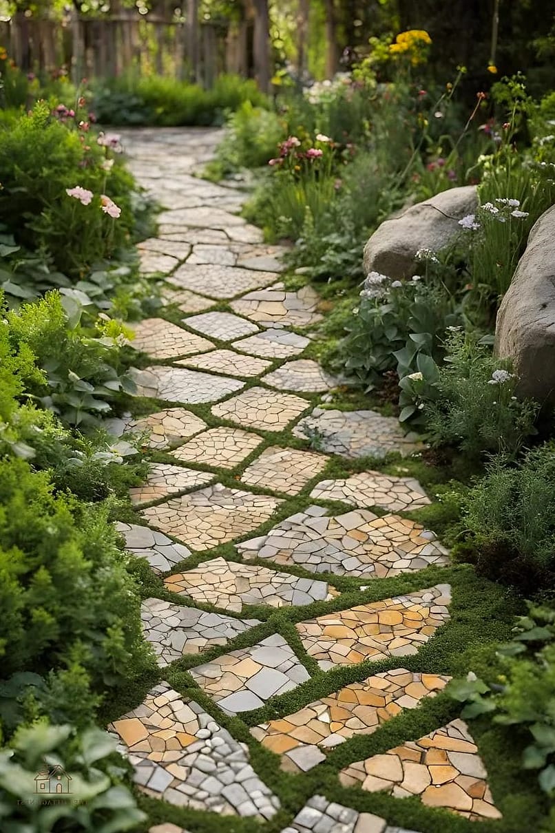 25 Simple Cheap Walkway Ideas Diy That Are Totally Doable 5 Broken Concrete