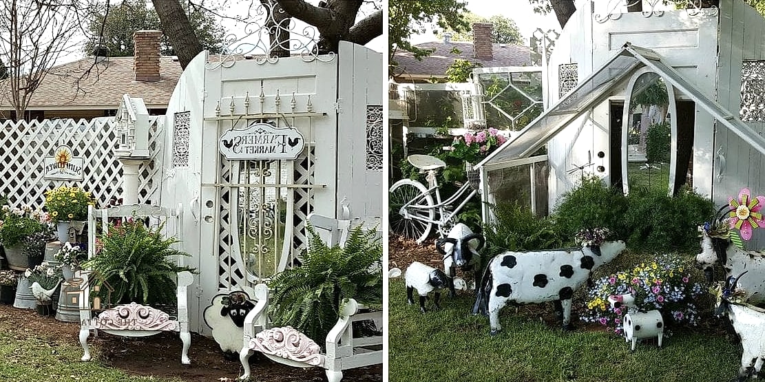 50 Clever Junk Garden Ideas Repurposed for Every Style 47 Broken Fence Panel Raised Bed