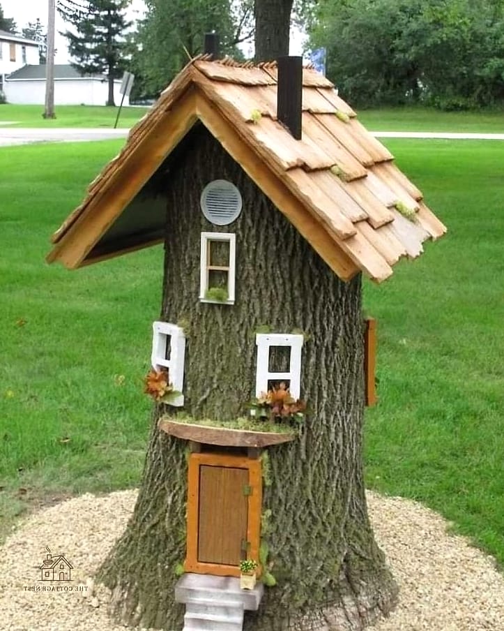 45 Creative Tree Stump Ideas Outdoor That Will Inspire You 44 Build a DIY Outdoor Chess or Checkers Table