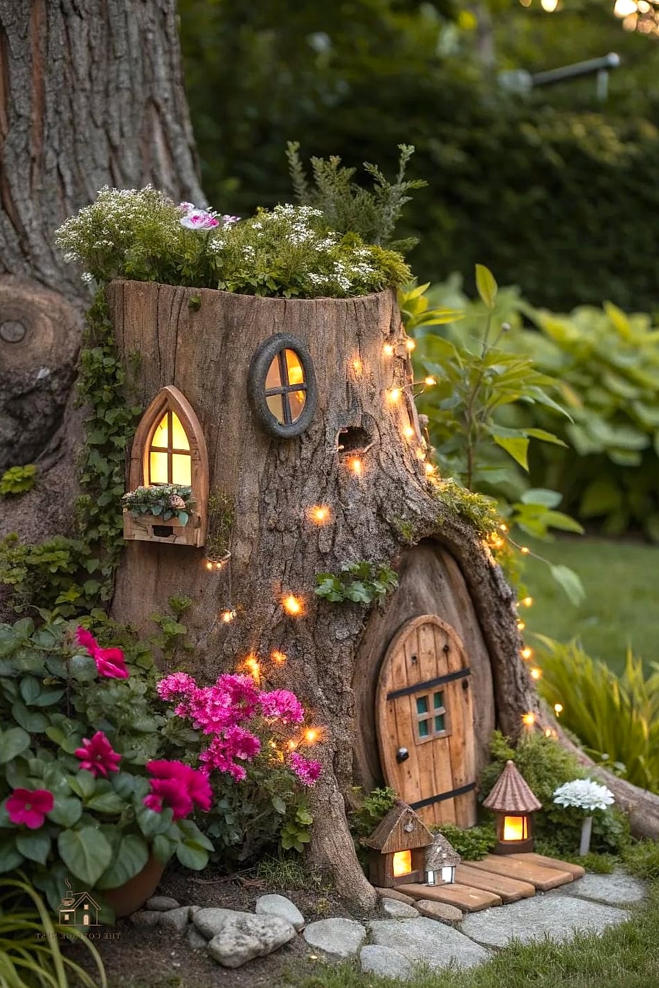45 Creative Tree Stump Ideas Outdoor That Will Inspire You 10 Build a Tiny Free Library