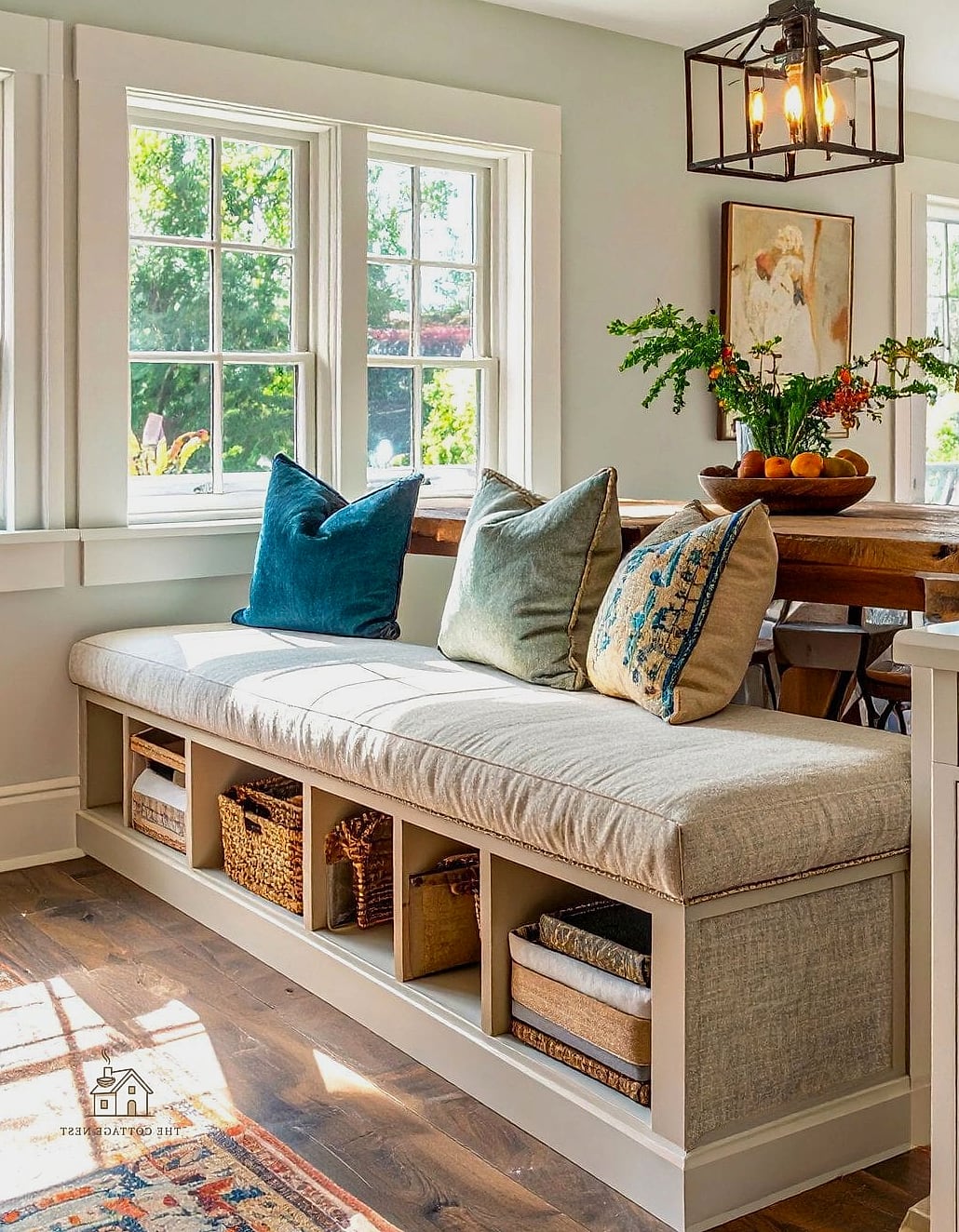 50 Amazing Dining Room Built In Ideas on a Budget 4 Built-In Bench with Storage Underneath