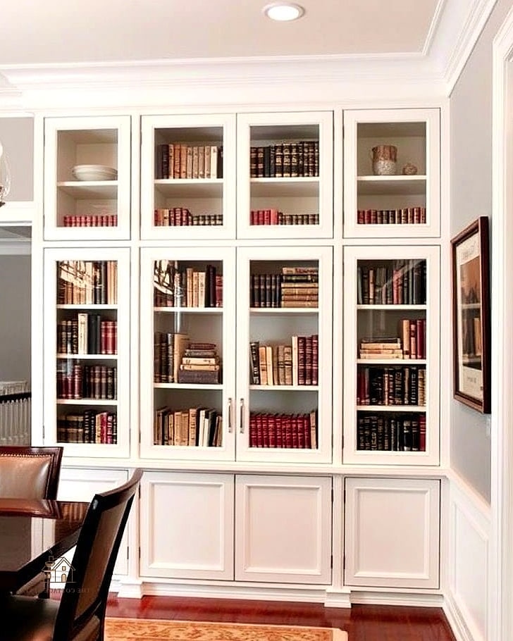 Built-In Bookshelf Nook