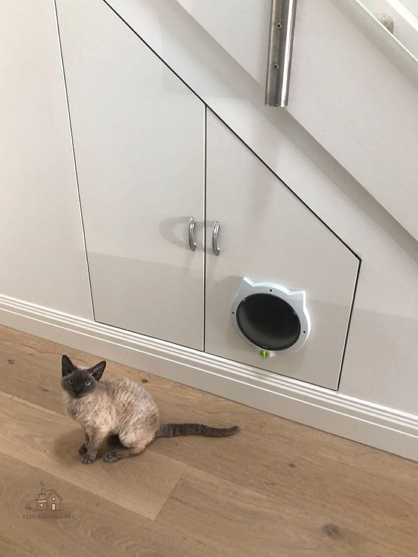 Built-In Cat Tower