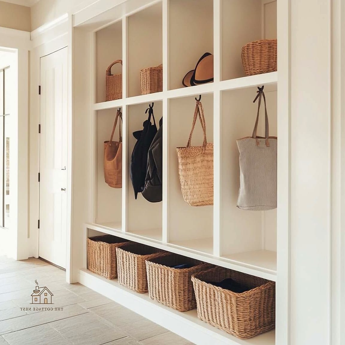45 Stunning Small Entryway Ideas You'll Absolutely Love 9 Built-In Cubbies for the Whole Family