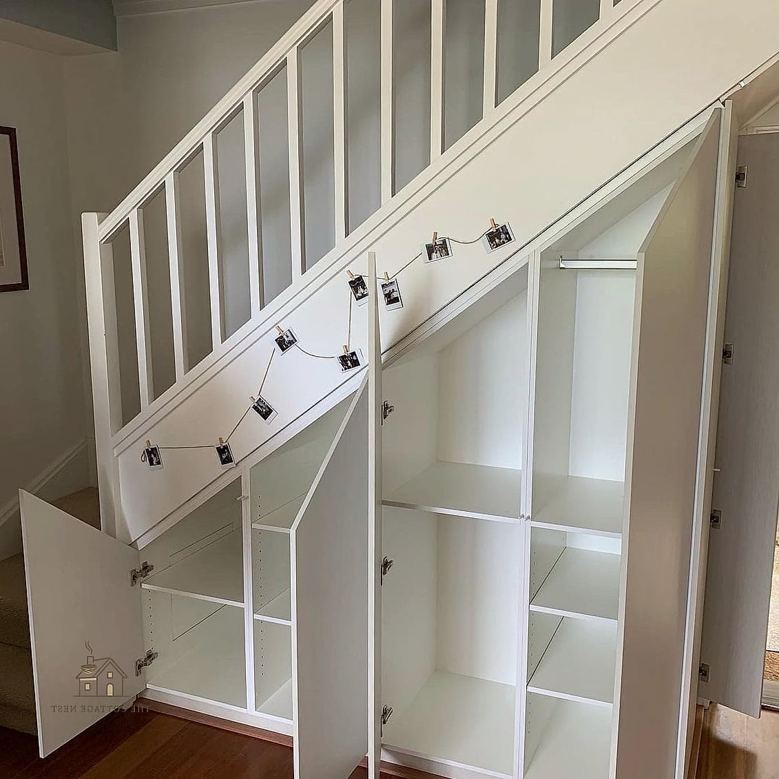 Built-In Cubbies for Shoes and Backpacks