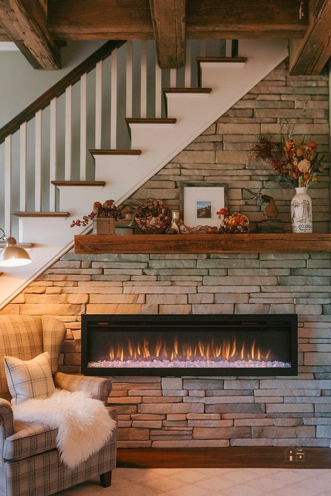 Built-In Fireplace