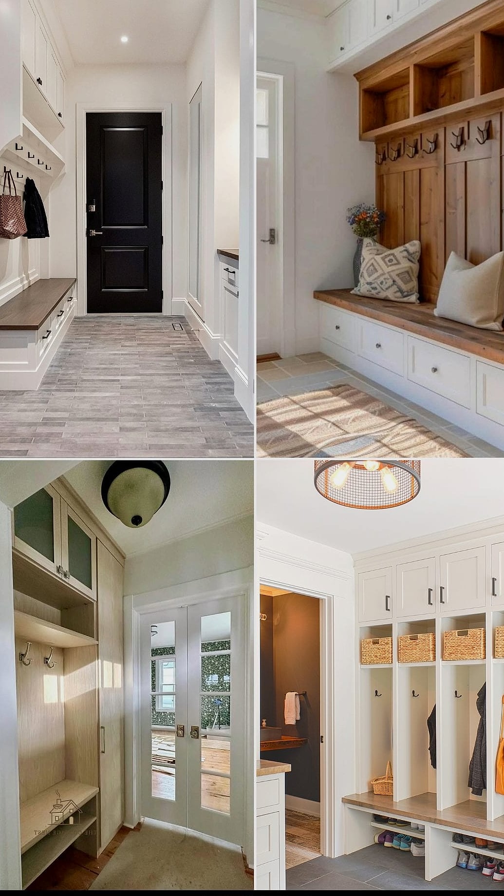 Built-In Mudroom Locker with Key Hooks